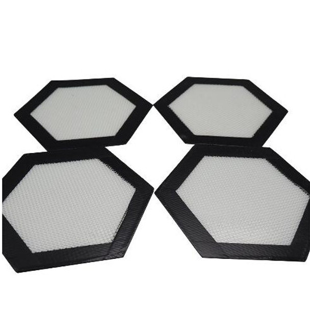 Photograph of product: HMI 5" Silicone Hexagon Dab Mat