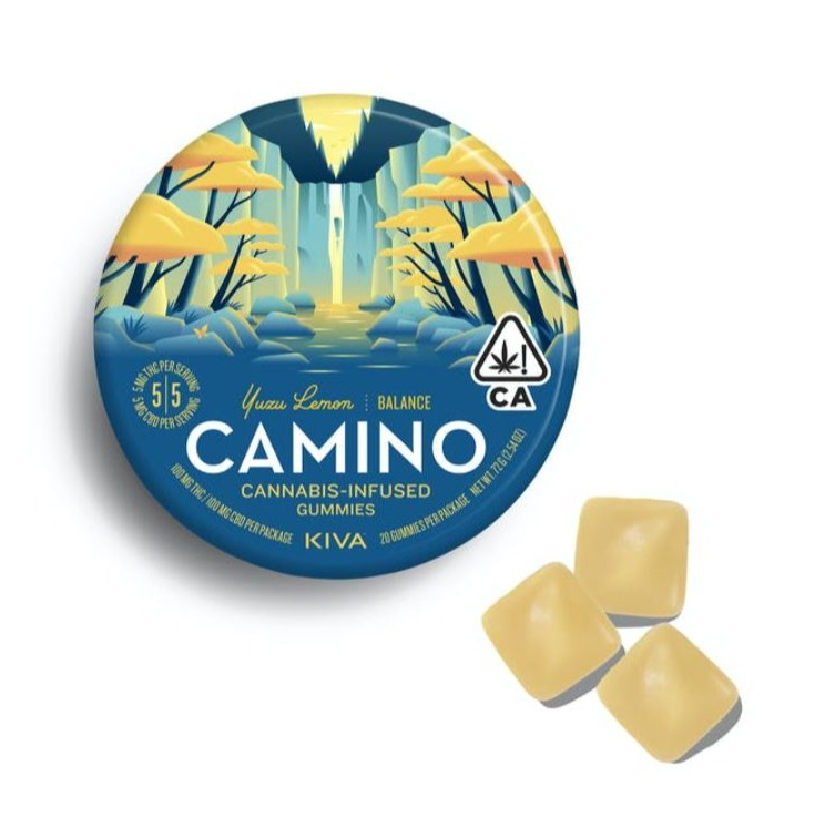 Photograph of product: Yuzu Lemon Gummies 100 mg