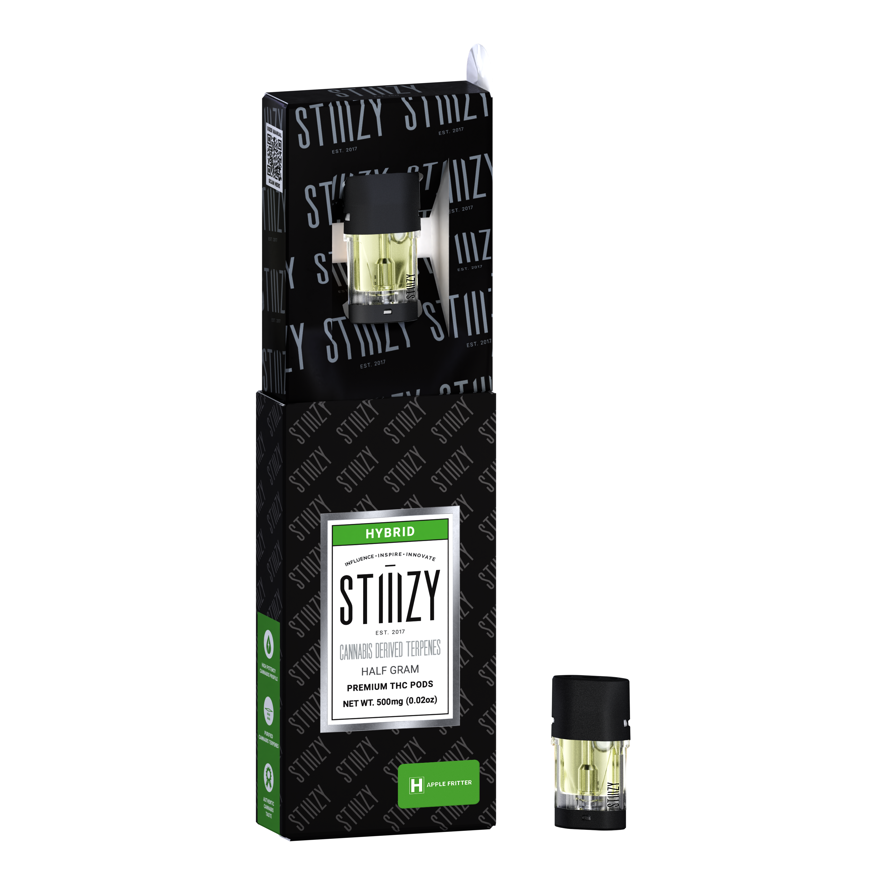 Photograph of product: Juicy Melon 1:1 TH-oui:CBD Pod (.85g)