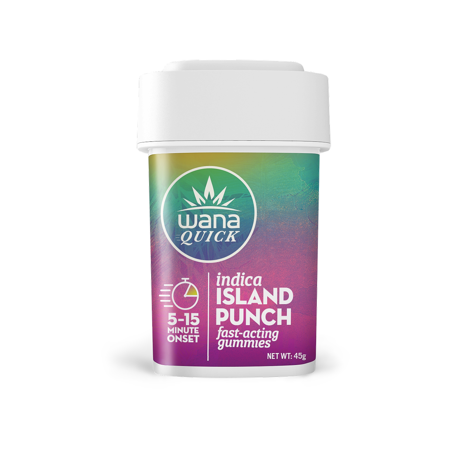 Photograph of product: Wana | Gummies | Quick Island Punch 100mg