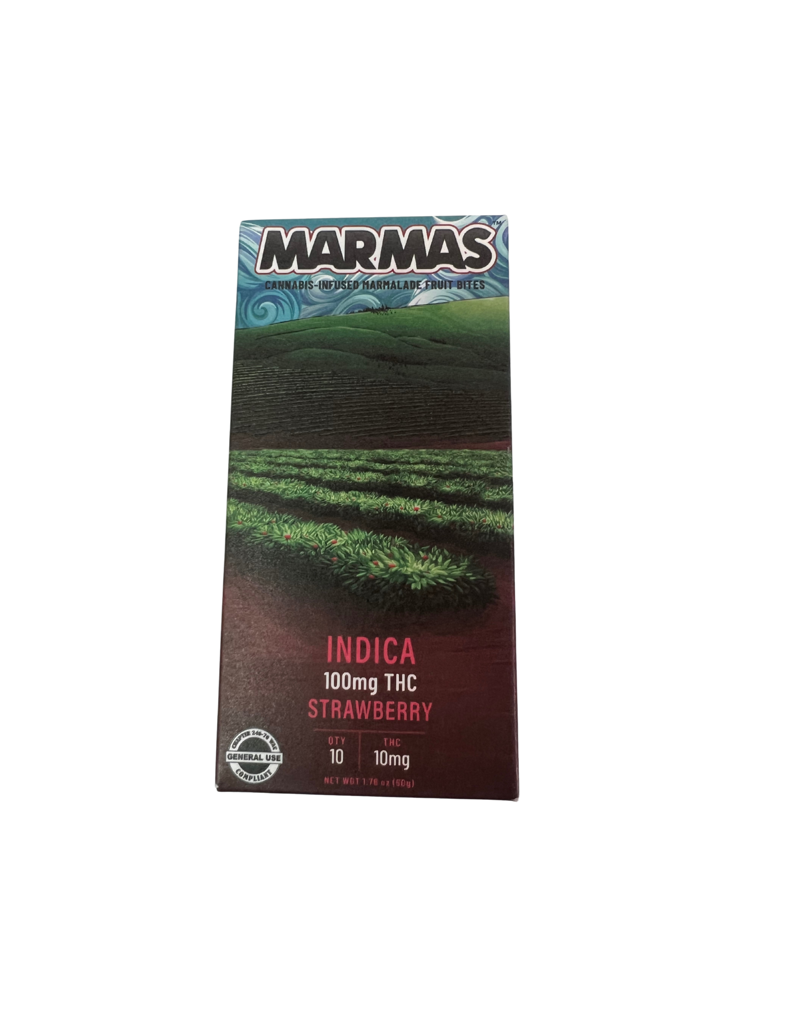 Photograph of product: Marmas Strawberry (I) 10pk  (TH-oui:100MG)