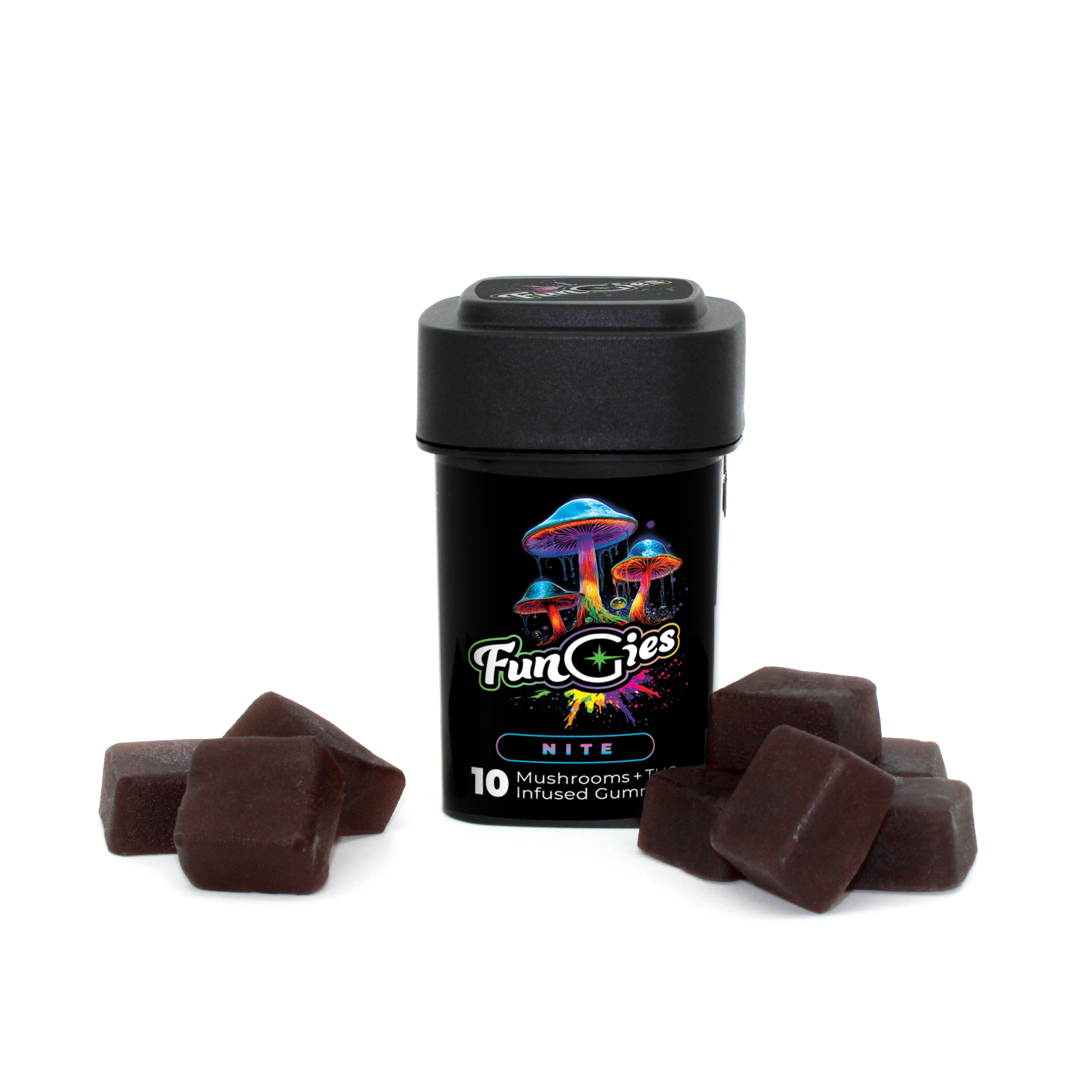 Photograph of product: Blackberry Nite Functional Mushroom Fungies (100mg)