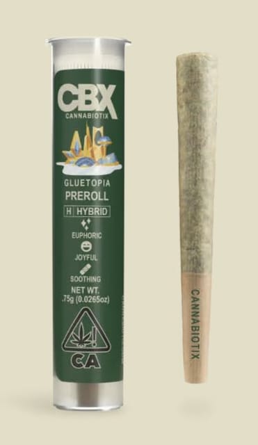 Photograph of product: Gluetopia | .75g Preroll - 