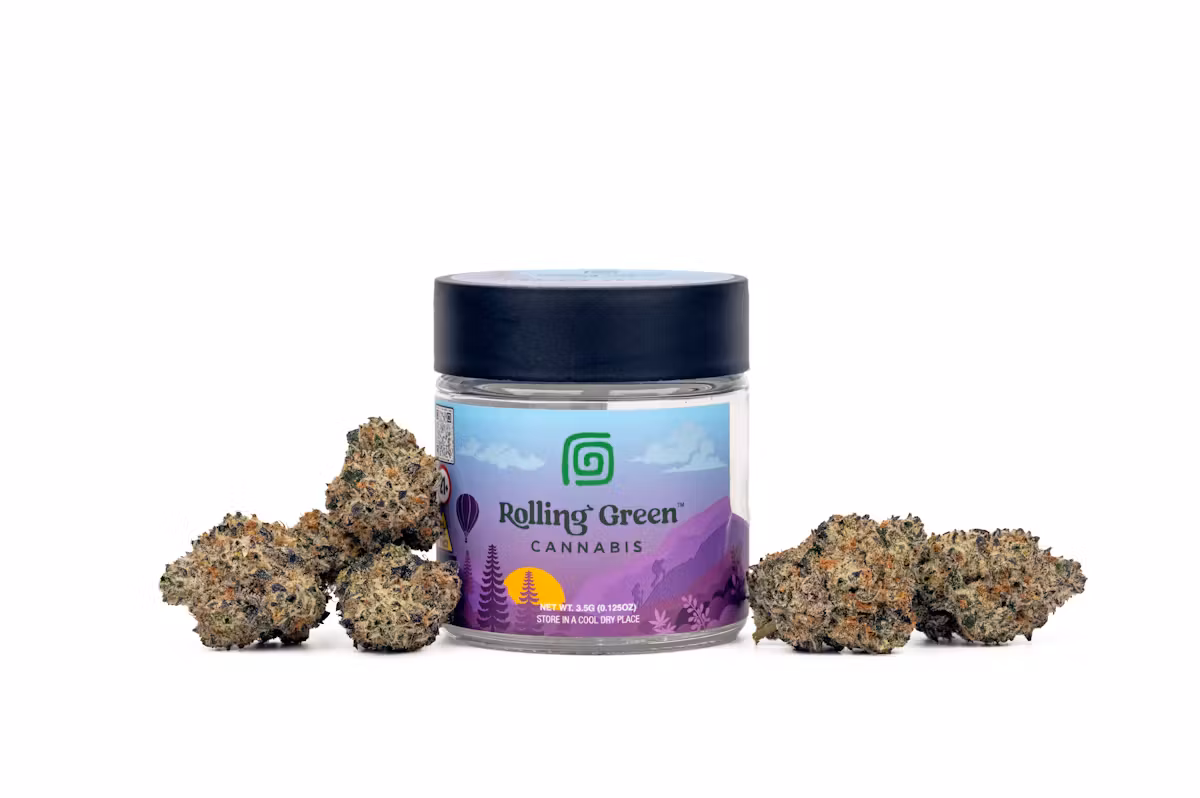 Photograph of product: Rolling Green / Flower / / Sub Zero - 3.5g