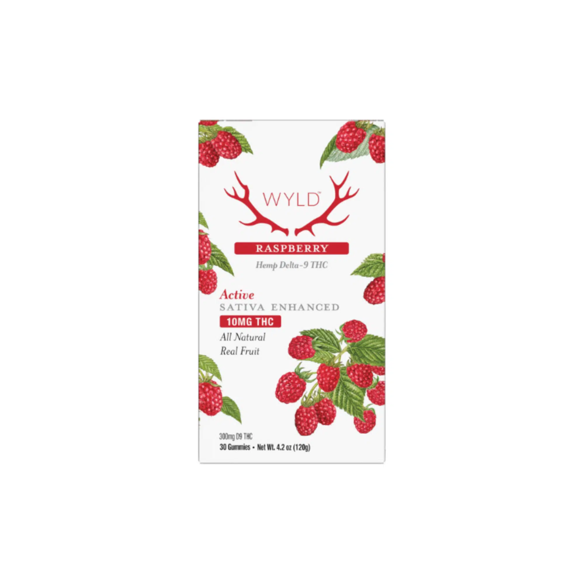 Photograph of product: Wyld - 300mg Raspberry Gummies