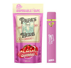 Photograph of product: Strawberry Cheesecake Disposable Vape | 1g - Papa's Herb