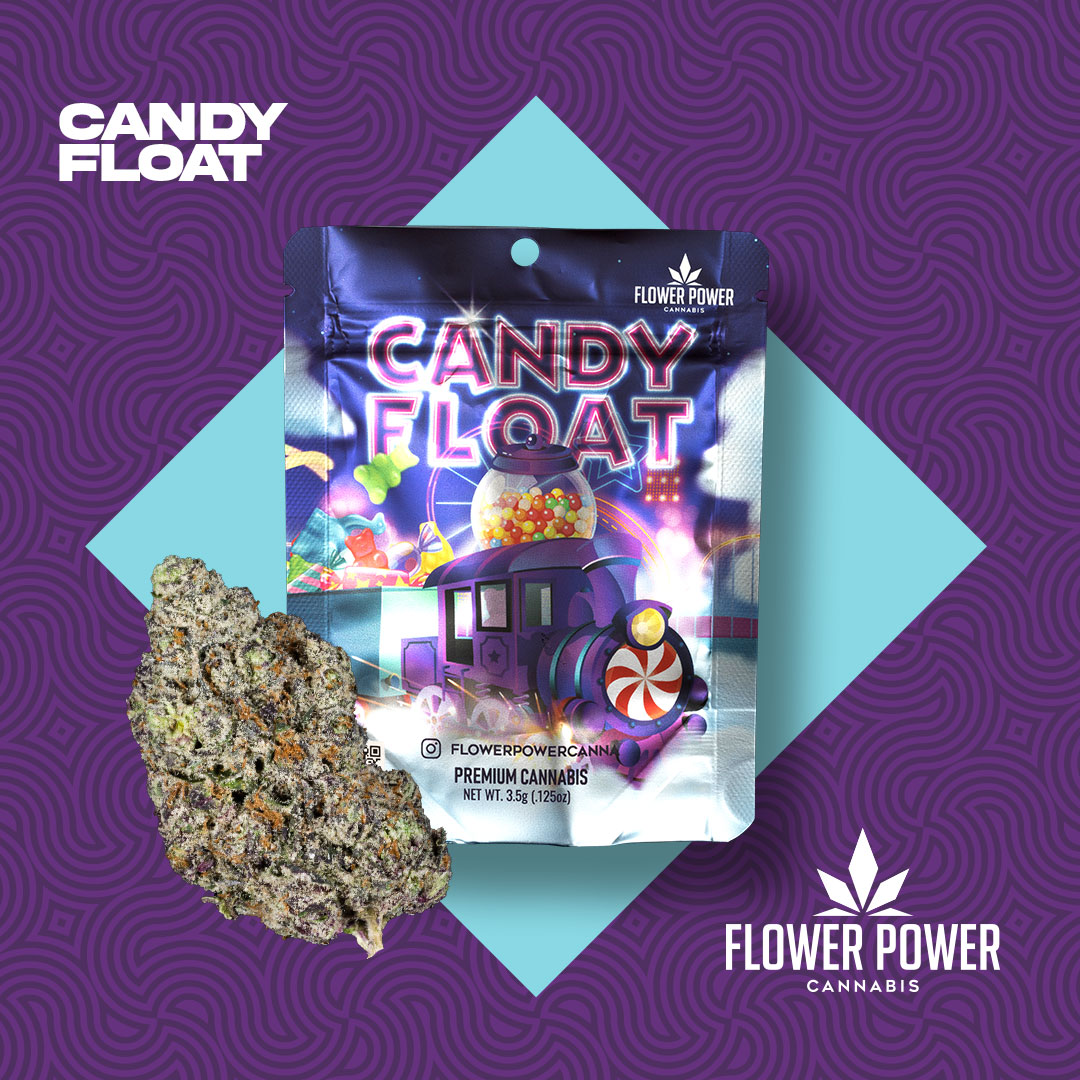Photograph of product: Flower Power Oui'd Prepackaged Flower | Candy Float - 3.5g