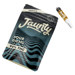 Photograph of product: Jaunty | Sour Diesel | 1g Cartridge