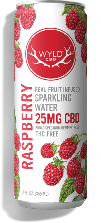 Photograph of product: WYLD | CBD | Raspberry CBD Water (CBD 50 mg) | 12 fl oz
