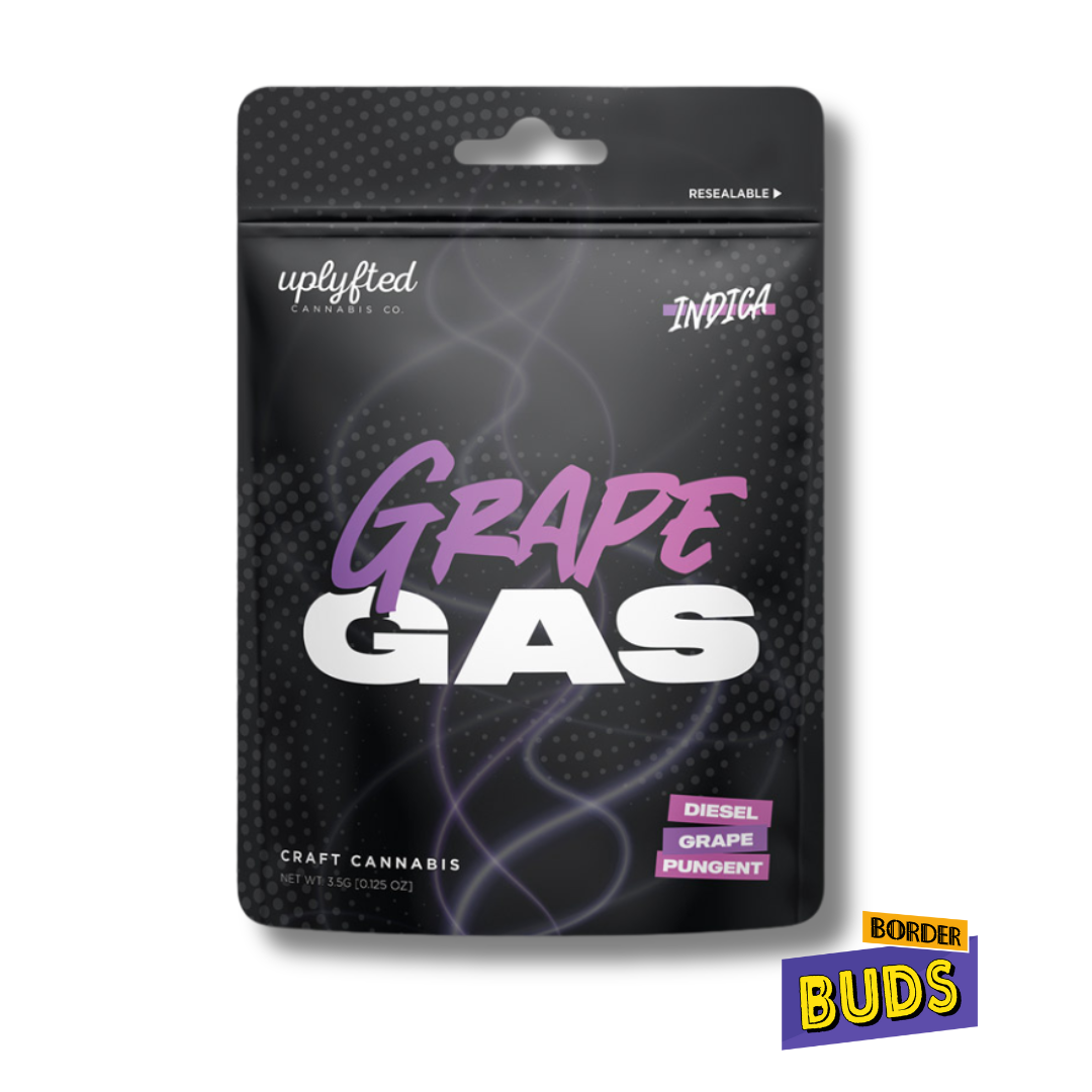 Photograph of product: Grape Gas | Uplyfted | 3.5g | Pre-Packed Flower