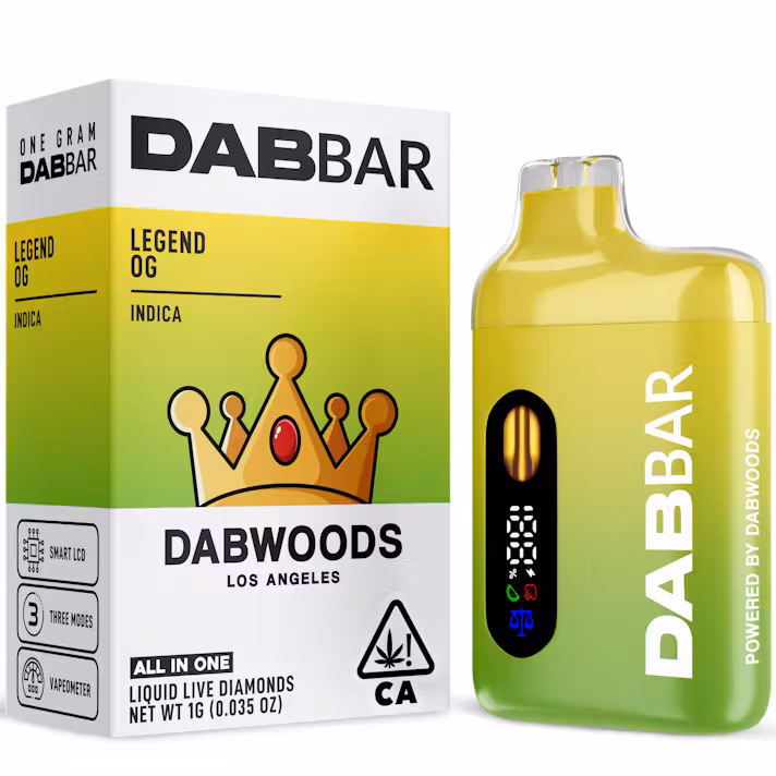 Photograph of product: 1g Legend OG (Oui'd) Dab Bar Liquid Live Diamonds All-in-One TH-oui:87% <SALE> $35