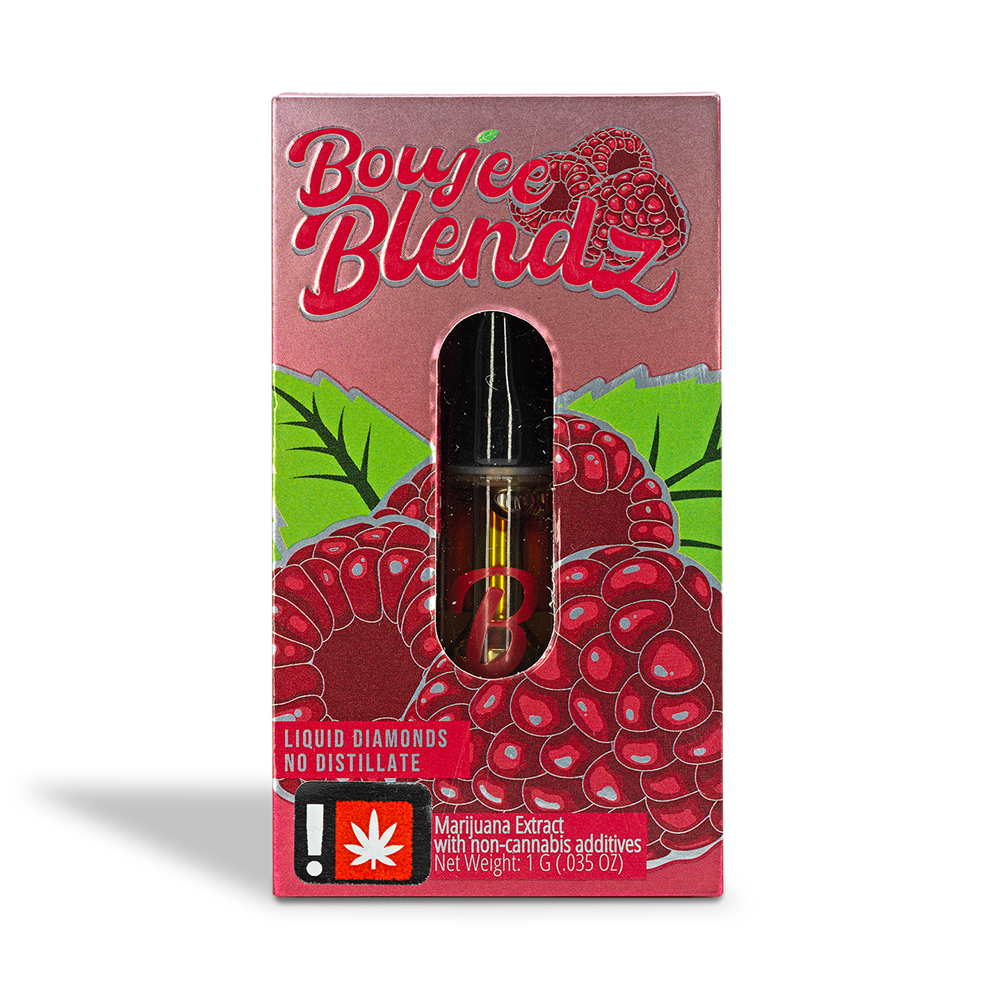 Photograph of product: Boujee Blendz - Raspberry Flavored Liquid Diamond Cart