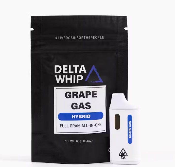 Photograph of product: Catalyst Delta Whip Grape Gas Live Rosin AIO 1g