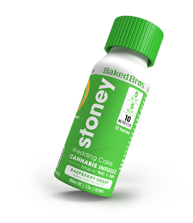 Photograph of product: Raspberry Smash 1:1 TH-oui CBG Stoney Syrup