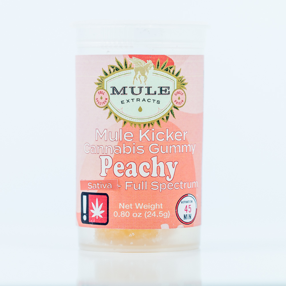 Photograph of product: 100mg Peachy Kicker | Mule