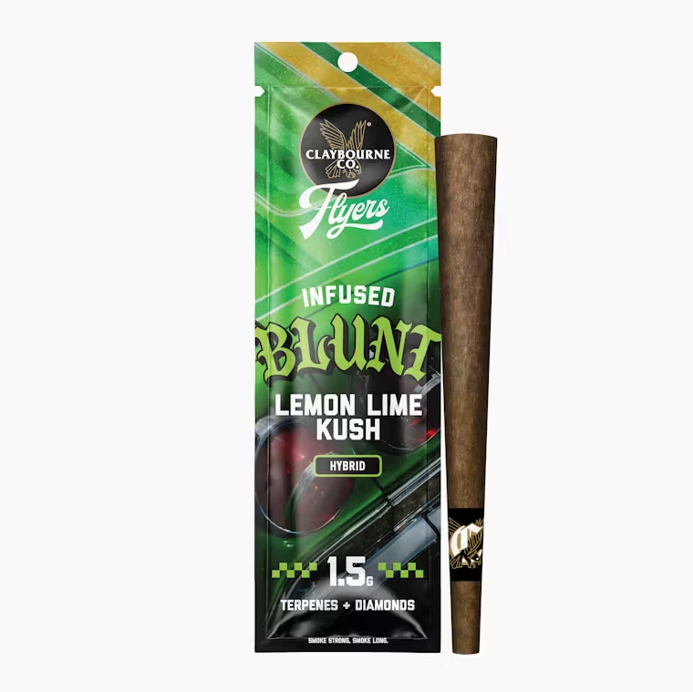 Photograph of product: Claybourne Co. - 1.5g Infused Blunt - Blue Dream