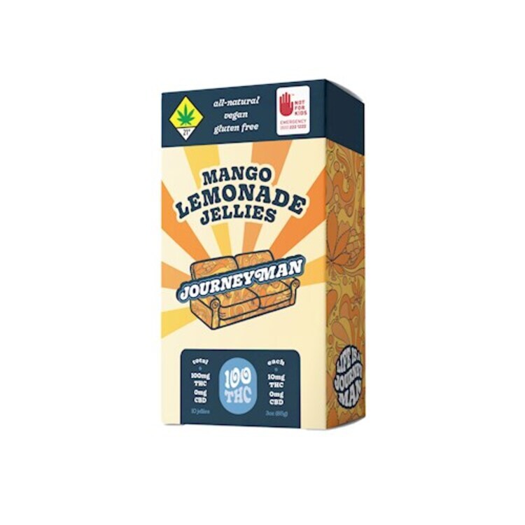 Photograph of product: BS Journeyman Jellies TH-oui 100mg - Mango Lemonade 10pk 3oz