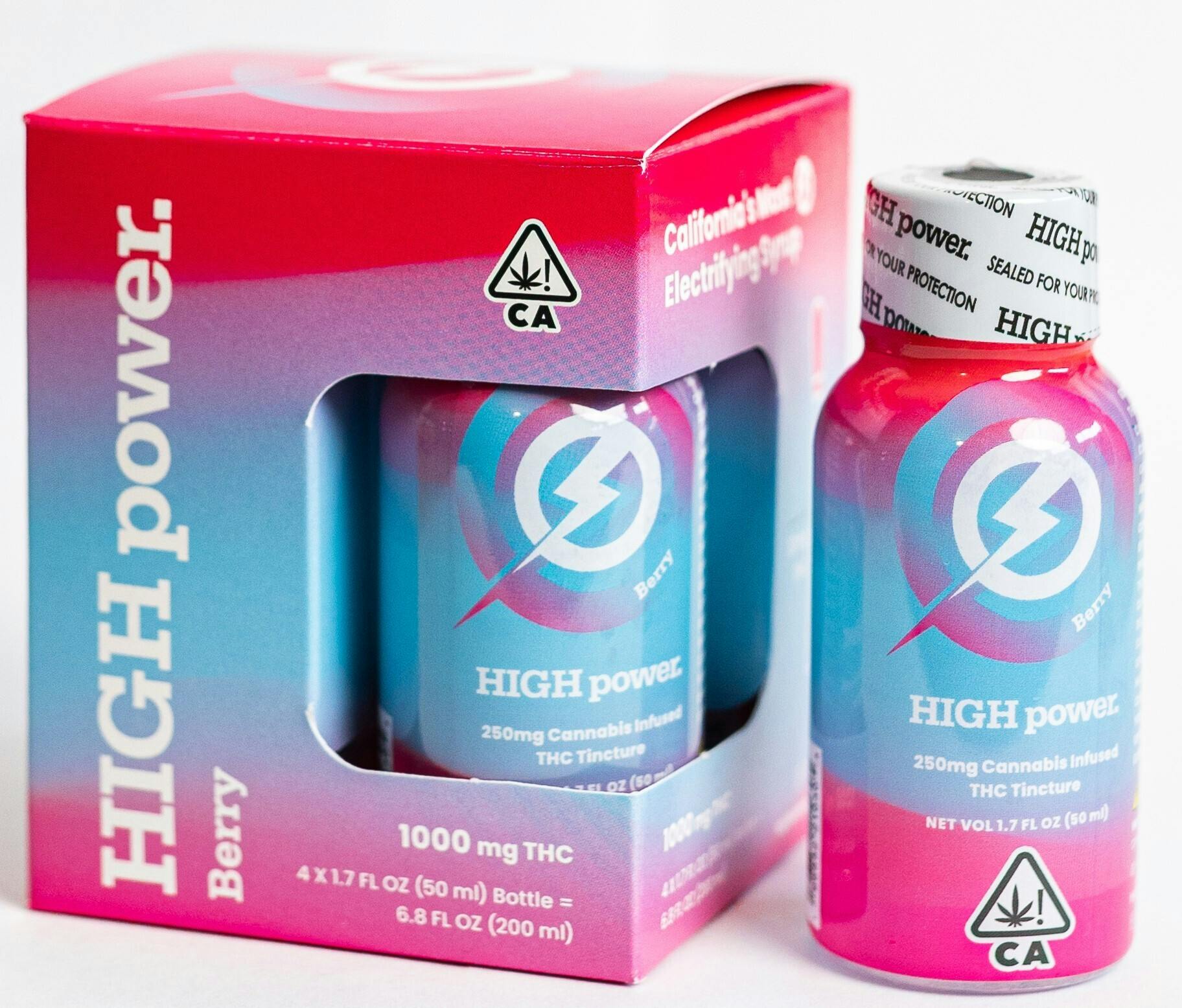 Photograph of product: HIGH Power syrup - Berry 1000mg TH-oui (4 Pack)