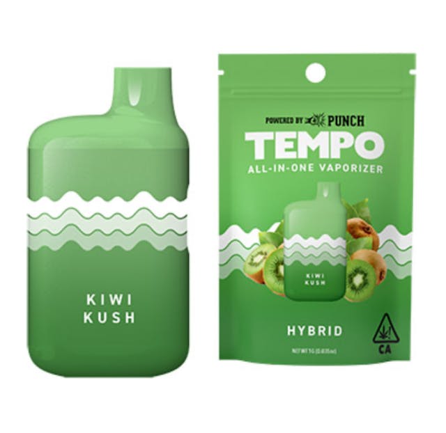 Photograph of product: Tempo - Kiwi Kush All in One Vape - 