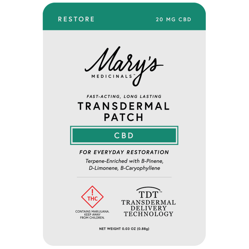 Photograph of product: Mary's Medicinals CBD Patch