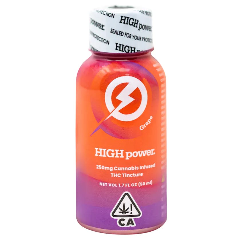 Photograph of product: High Power | Grape - 250mg Oui'd Infused Tincture