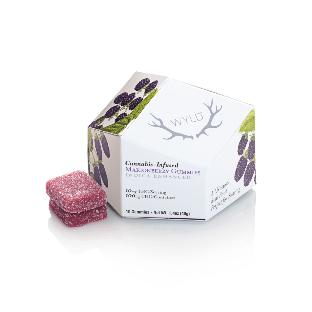 Photograph of product: Wyld | Gummies | Marionberry 100mg (Oui'd)