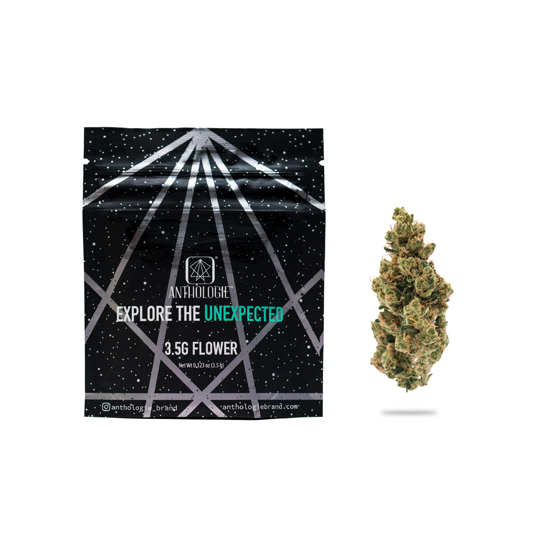 Photograph of product: Anthologie | AJ's Sour Diesel (S-H) Flower | 3.5g