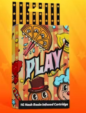 Photograph of product: Play au chocolat Rosin Infused Cart   Lemon Cherry Gelato