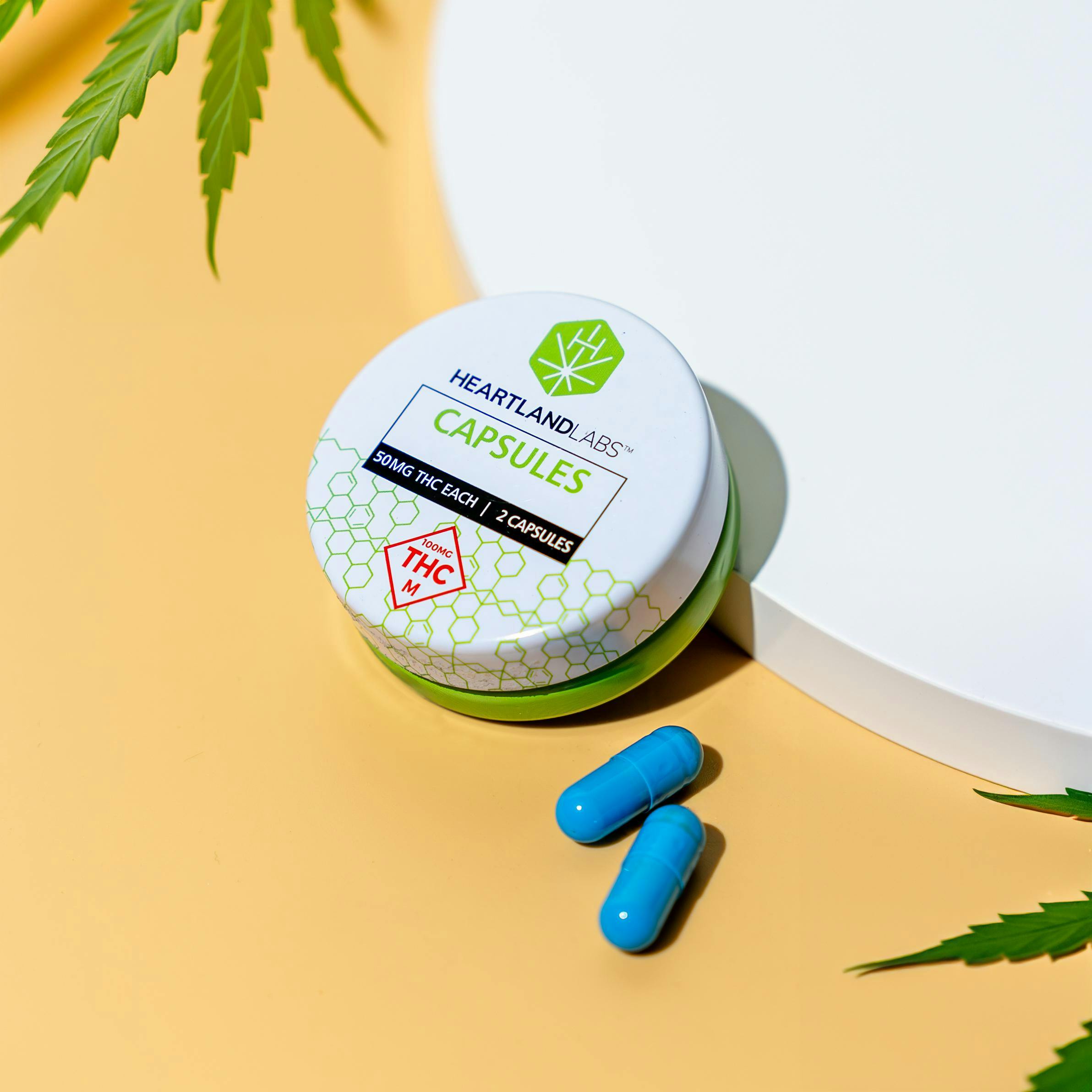 Photograph of product: HEARTLAND HOLISTICS - FECO CAPSULES 2PK 100MG HYBRID