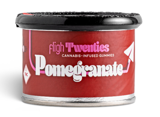Photograph of product: Fligh - Pomegranate - 100mg Gummies
