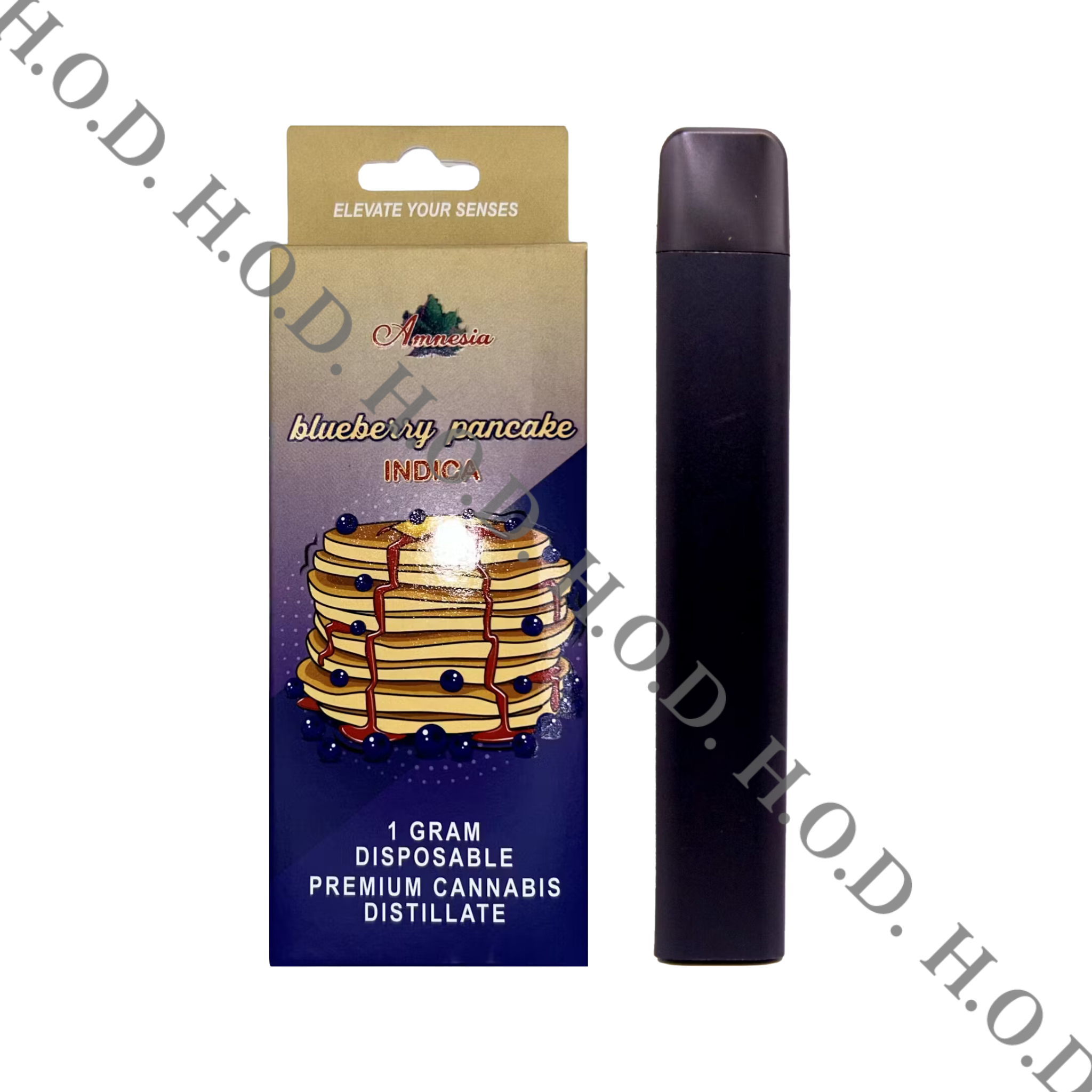 Photograph of product: Amnesia Blueberry Pancake Disposable 1g