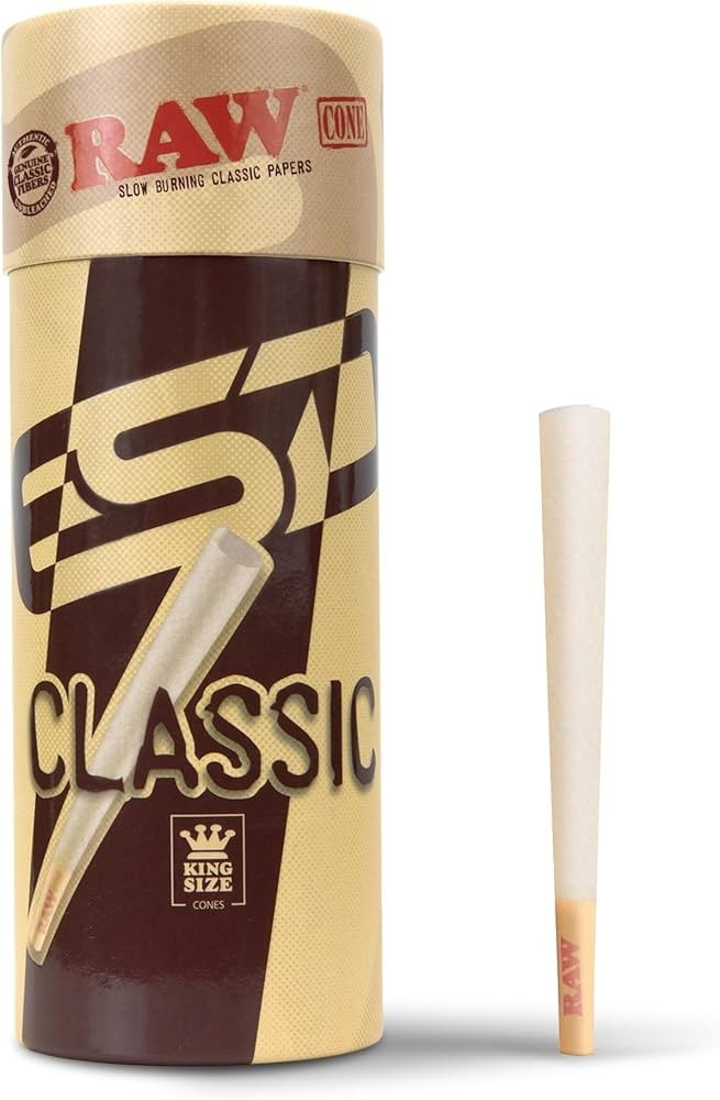 Photograph of product: RAW | Classic King Size Cones - 50Pc
