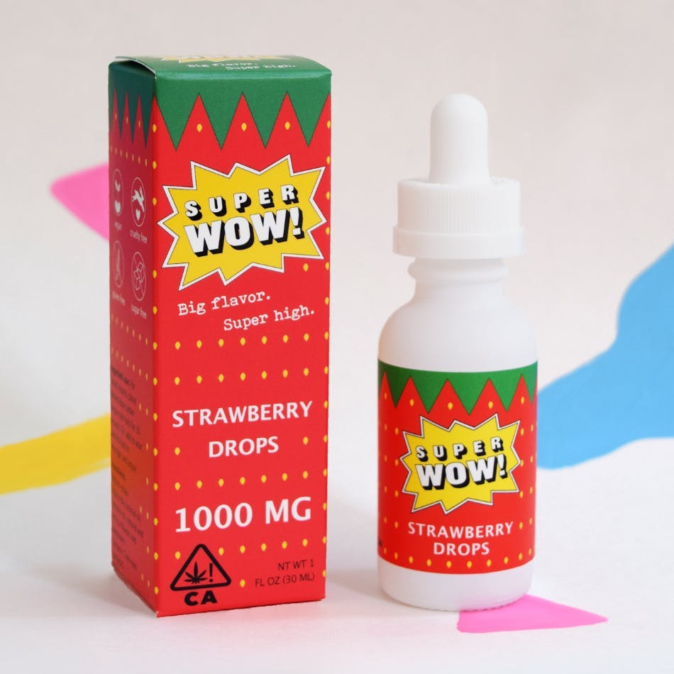 Photograph of product: PROOF - Strawberry Drops- Super Wow! - 30 ml