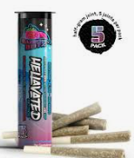 Photograph of product: Hellavated Razberry Blitz 5pk Infused Pre-Roll 0.5g