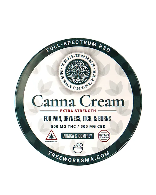 Photograph of product: Treeworks - Canna Cream 1:1 - Topical - 500mg