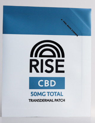 Photograph of product: Rise   50mg Transdermal Patch   Cbd