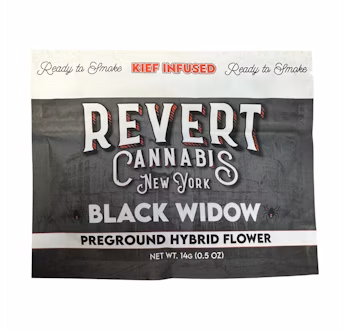 Photograph of product: Black Widow | Infused Ground Flower - 14g