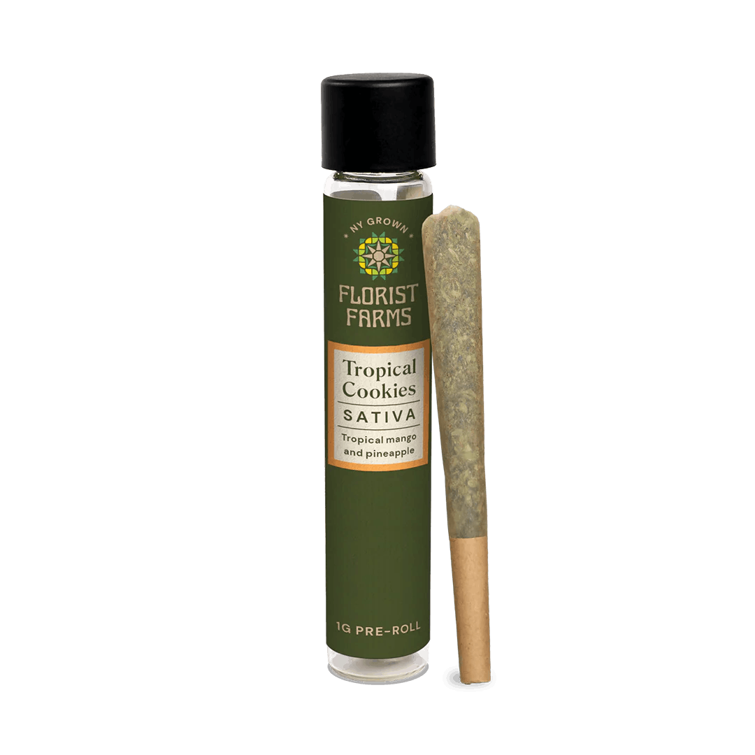 Photograph of product: Florist Farms | Tropical Cookies | Oui'd | Preroll | 1g