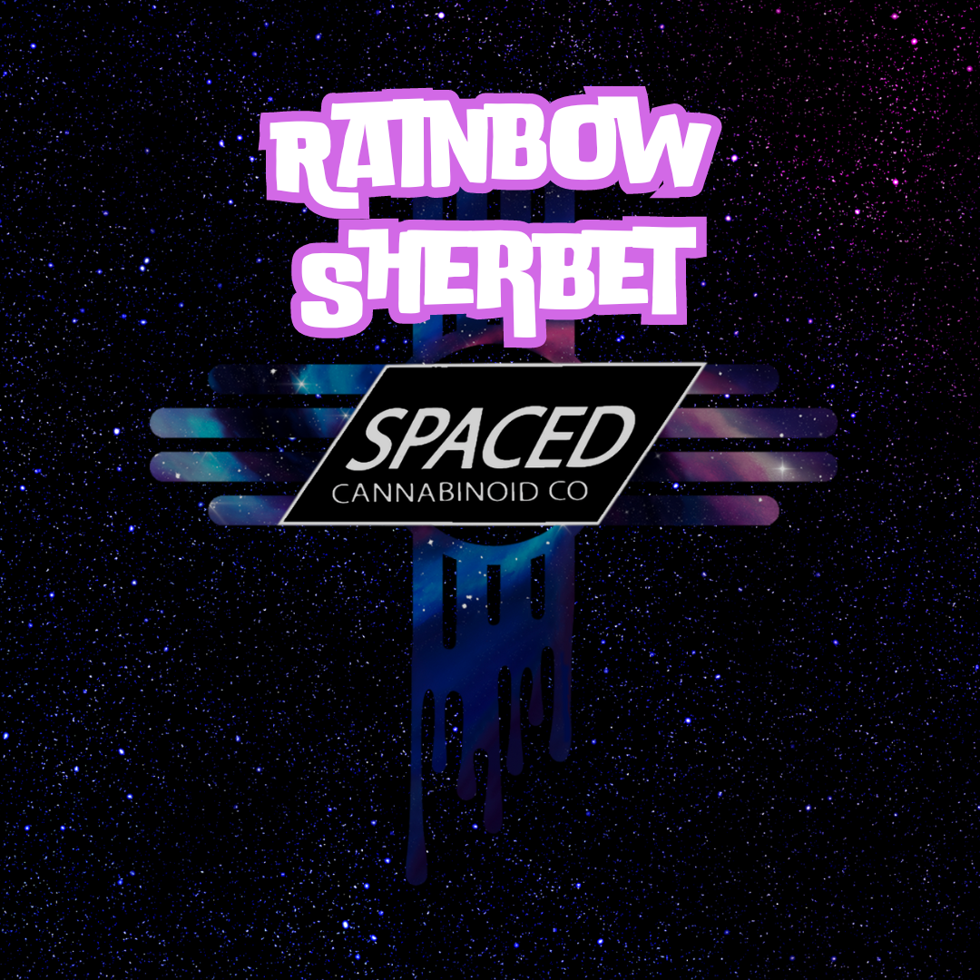 Photograph of product: Rainbow Sherbet - Spaced Dispo - Hybrid