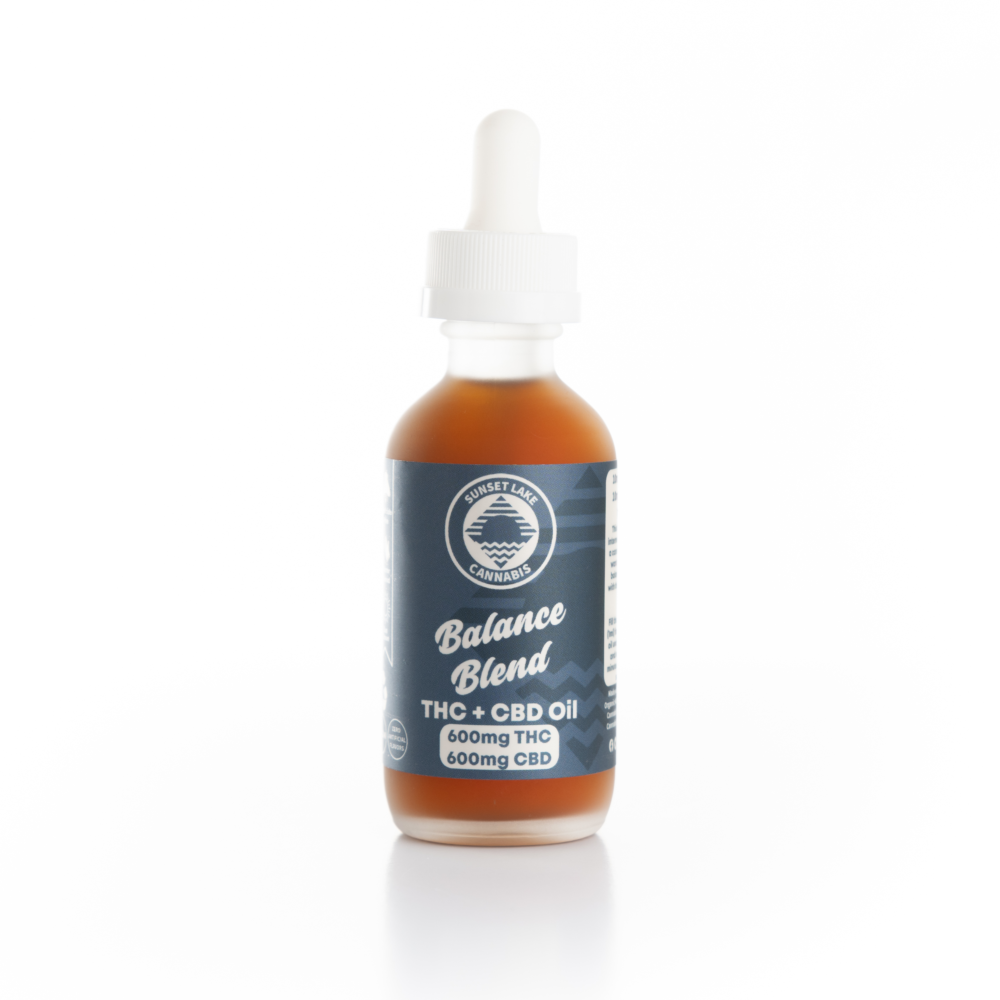 Photograph of product: Sunset Lake Balance Blend 600mg TH-oui + 600mg CBD Oil