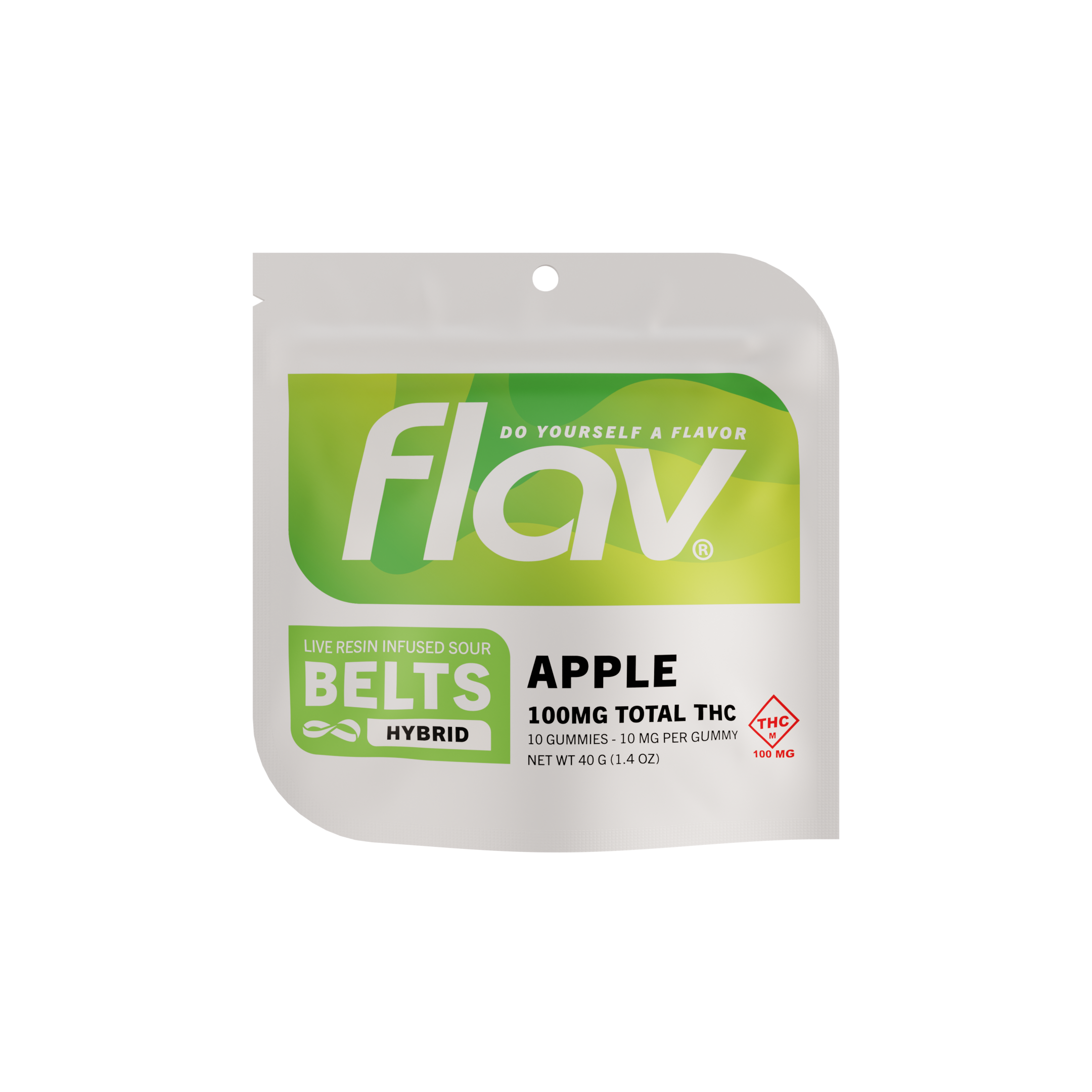 Photograph of product: Apple - Live Resin Gummy - 10pk - 100mg