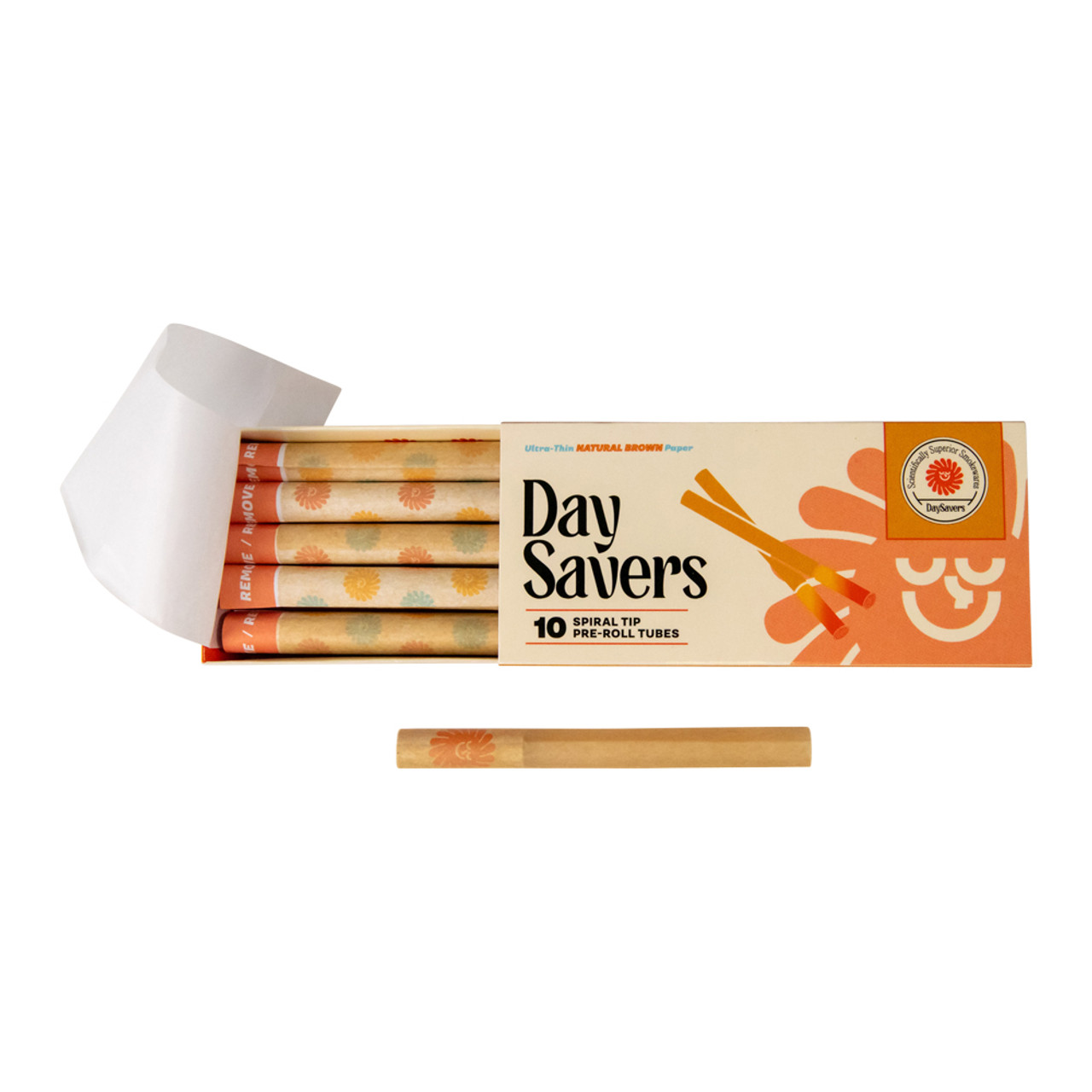 Photograph of product: DaySavers 84mm/26mm Natural Brown Artisan Tubes [10 Pack]