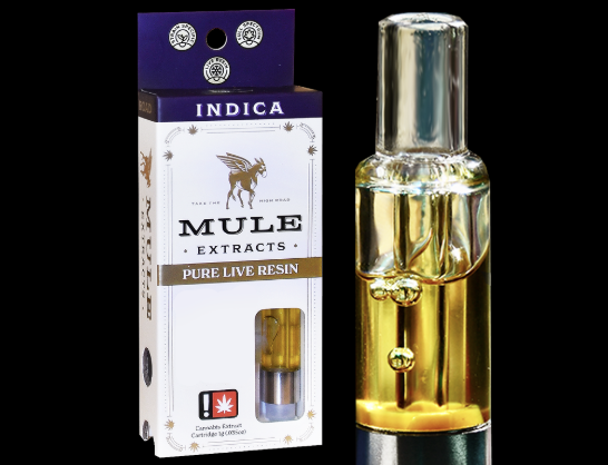 Photograph of product: Mule | Grape Nana - 1g LR GLASS Cart