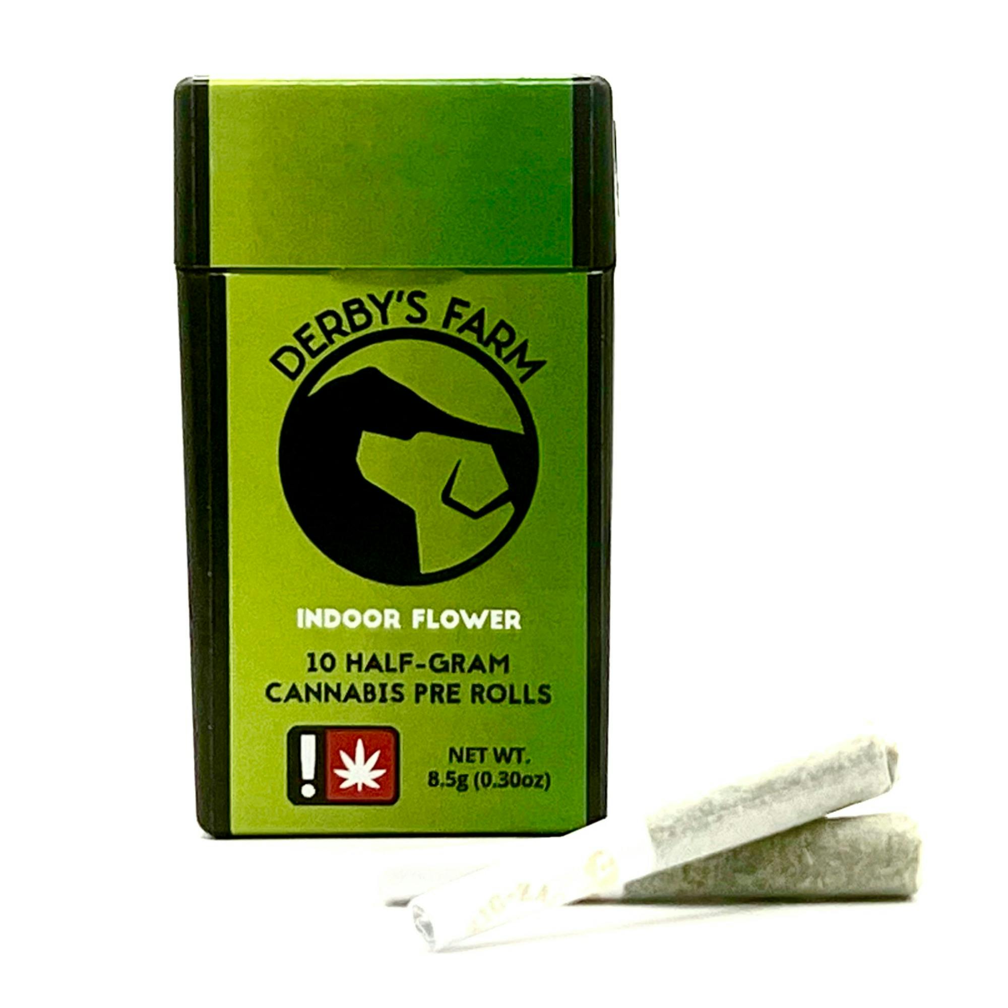 Photograph of product: Derby's Farm Grassy Ass 10pk Pre-Roll 0.5g