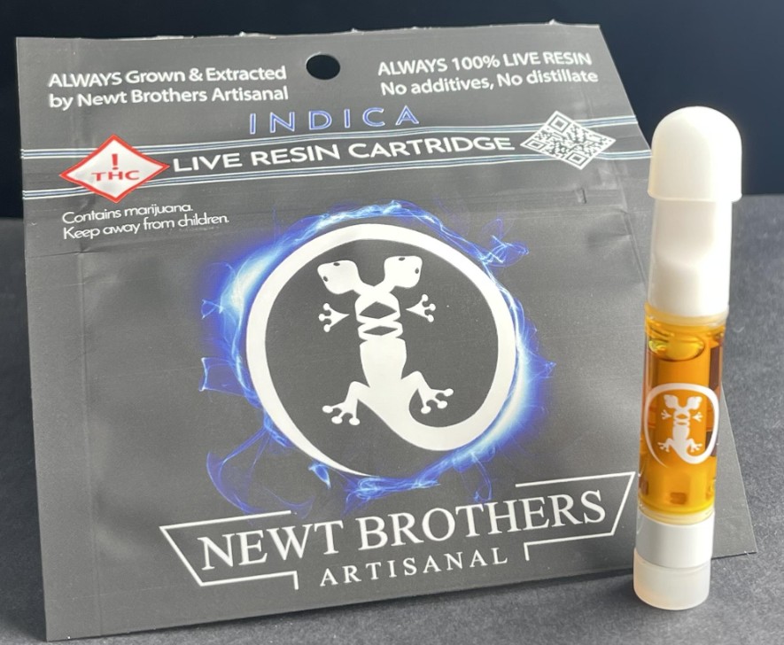 Photograph of product: Newt Bros - Zkittlez Banger (I) - 1000mg Live Resin Cartridge