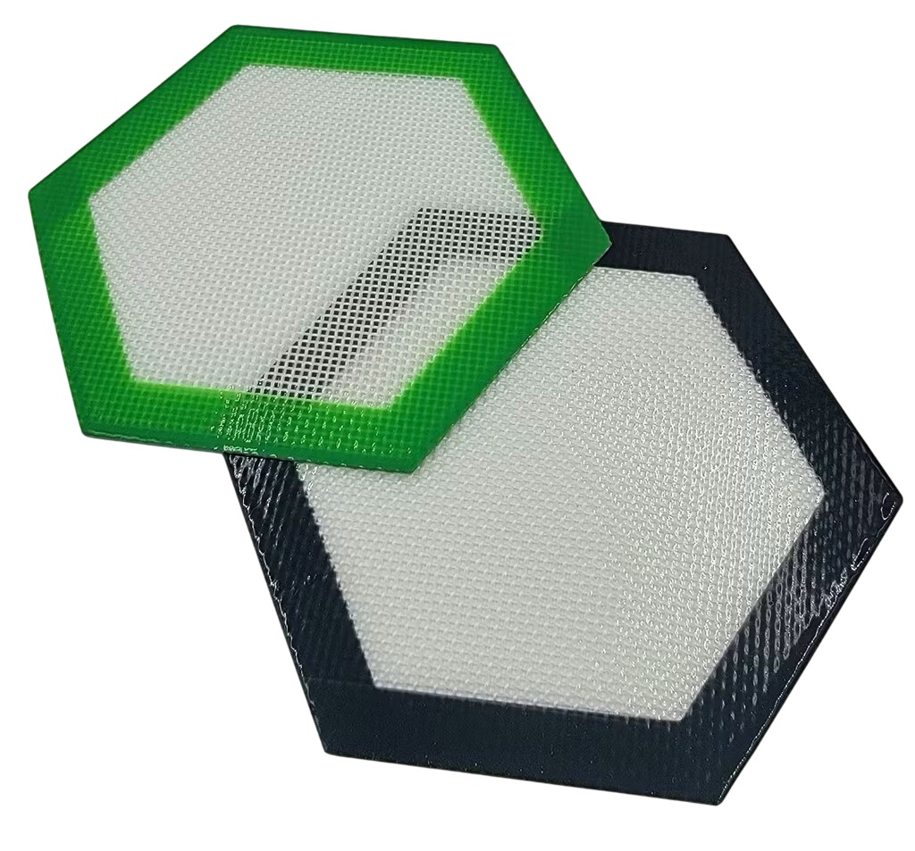 Photograph of product: 5" Silicone Dab Mat | Hexagon