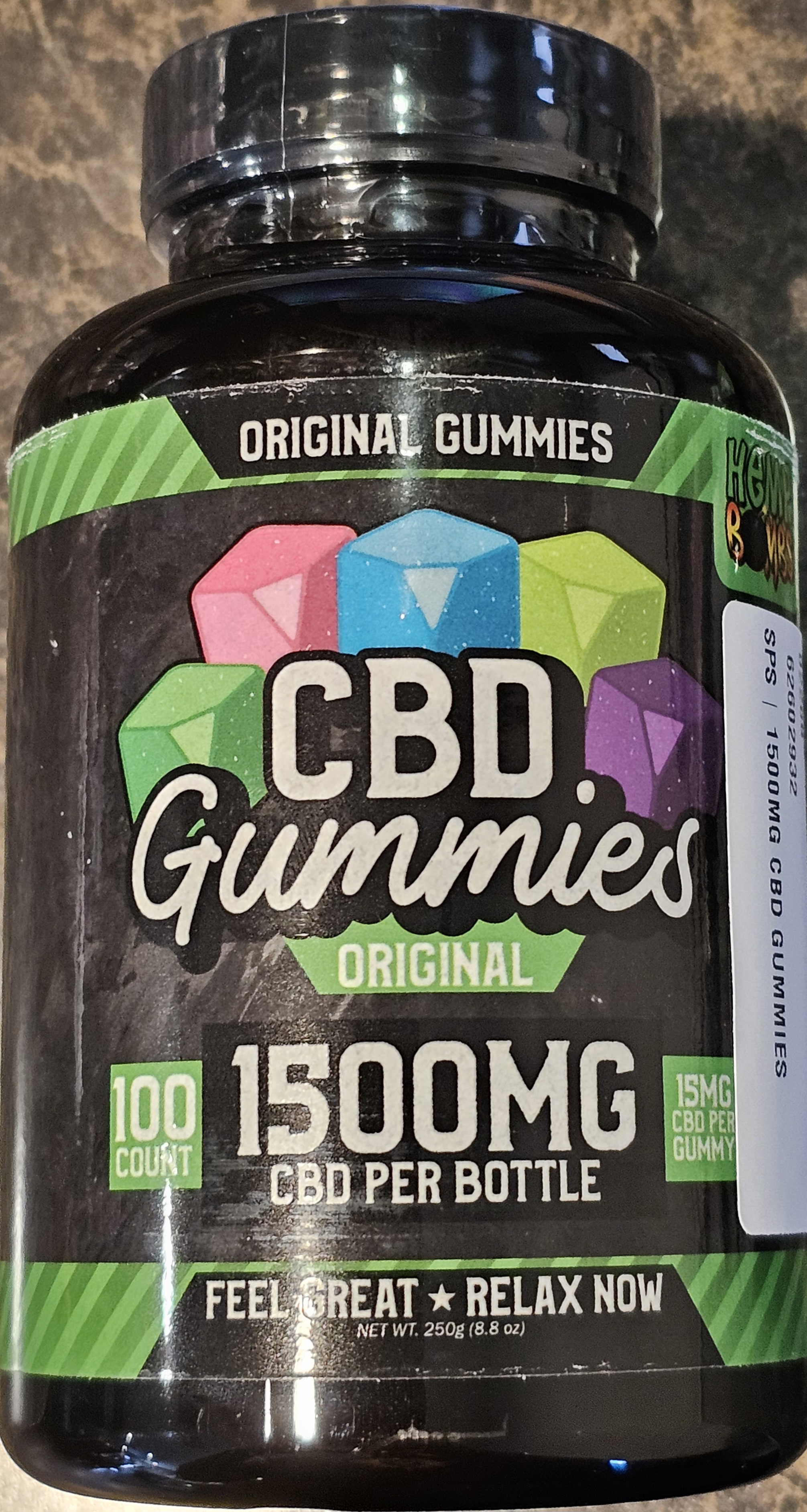 Photograph of product: SPS | 1500MG CBD GUMMIES