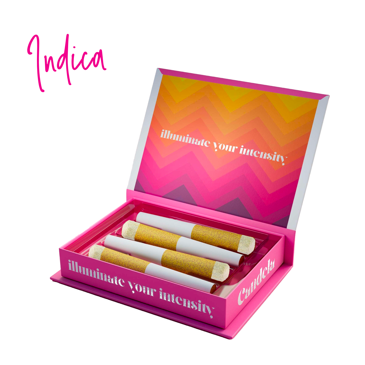 Photograph of product: Candela - 4-Pack Infused Mini Donuts - Sherb Cream Pie x Blockberry
