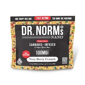 Photograph of product: Very Berry Crunch Crispy Rice Bar | 100mg