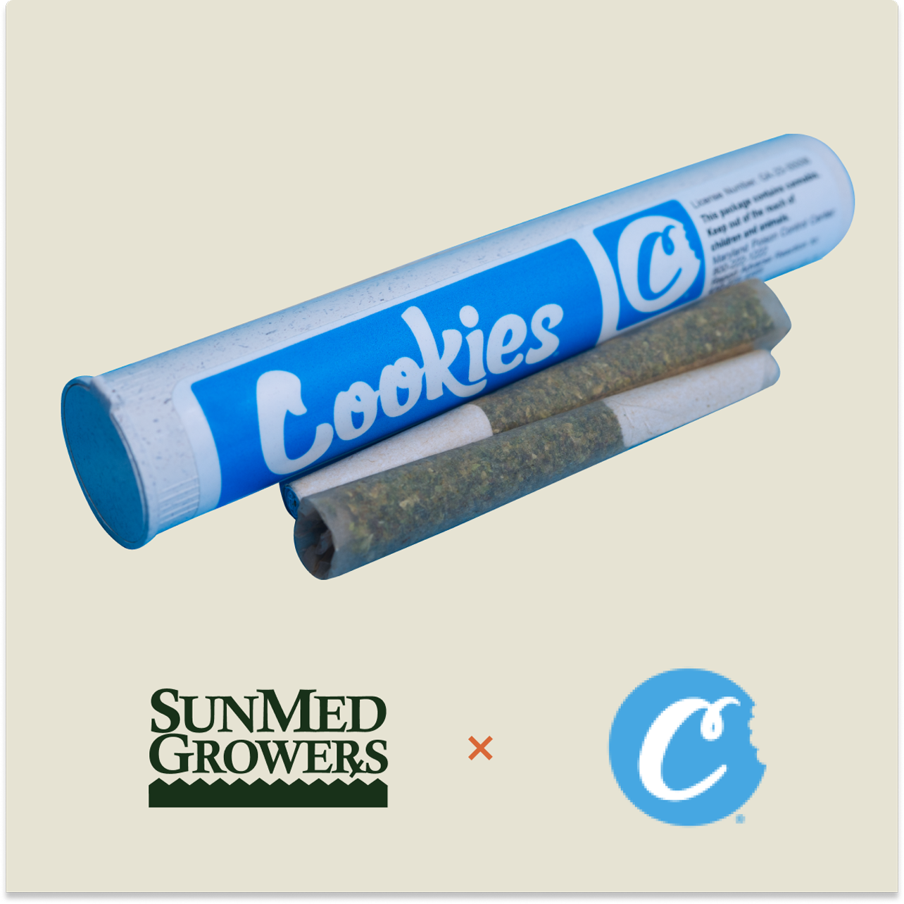 Photograph of Product: Cookies: Gelato x Red Pop 2pk Pre-rolls - 1g